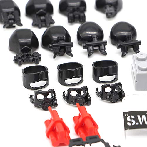 Feleph Swat Weapons Toys, Military Police Bricks Accessories For Policeman Figures, Army Team Ww2 Gear Pack Building Blocks For Boys #TOP3