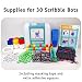 Scribble Bot Kit, 30-Pack – Bulk STEM Kits – Build 30 Motorized Drawing Robots, Complete STEM Project Kit for Classrooms, Ages 8+