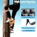 SNKOURIN Tree Climbing Spikes Set, Stainless Steel Cow Leather Tree Climbing Spikes Set, Tree Climbing Spikes Aluminum Pole Spurs Adjustable Climbing Spikes for Hunting, Fruit Picking, Observation