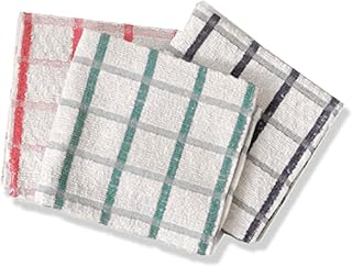 DreamNights Terry Towelling Tea Towels 100% Cotton Terry Tea Towels - Kitchen Towel Super Absorbent and Fast Drying Dish Towels - Machine Washable Dish Cloths, T Towels - 65x40 cm (Pack of 8)