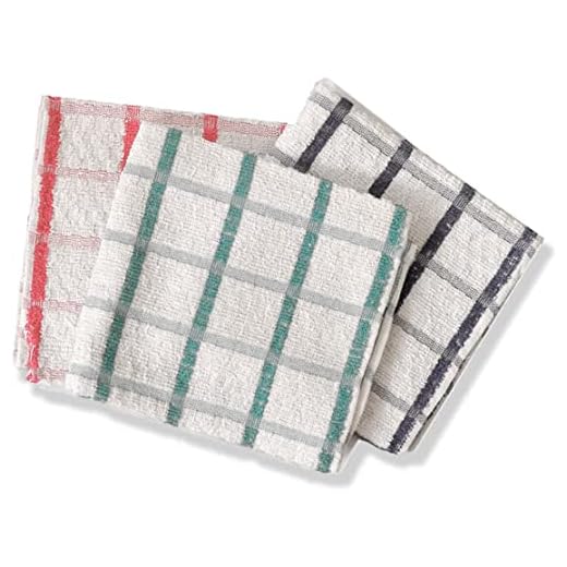ARITRADERSLTD - Paños de Cocina de Rizo 100% algodón Super absorbentes en Pack de 3, Terry Tea Towel, Pack of 15