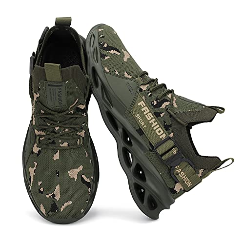 Image of Nihaoya Men Athletic Walking Running Tennis Shoes Fashion Sneakers