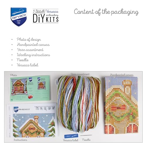 Kit Point de Croix Coussin Complet Anti-Stress Broderie 40x40