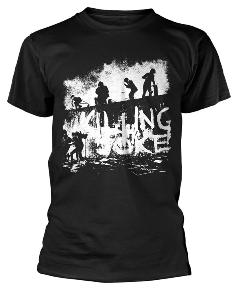 Killing Joke Tomorrows World T-Shirt Printed Tee for Men's Short-Sleeve Size XXL Black