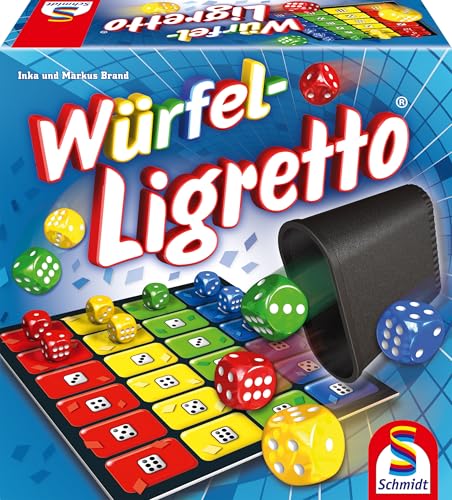 Schmidt Spiele 49611 Würfel Ligretto, Würfelspiel