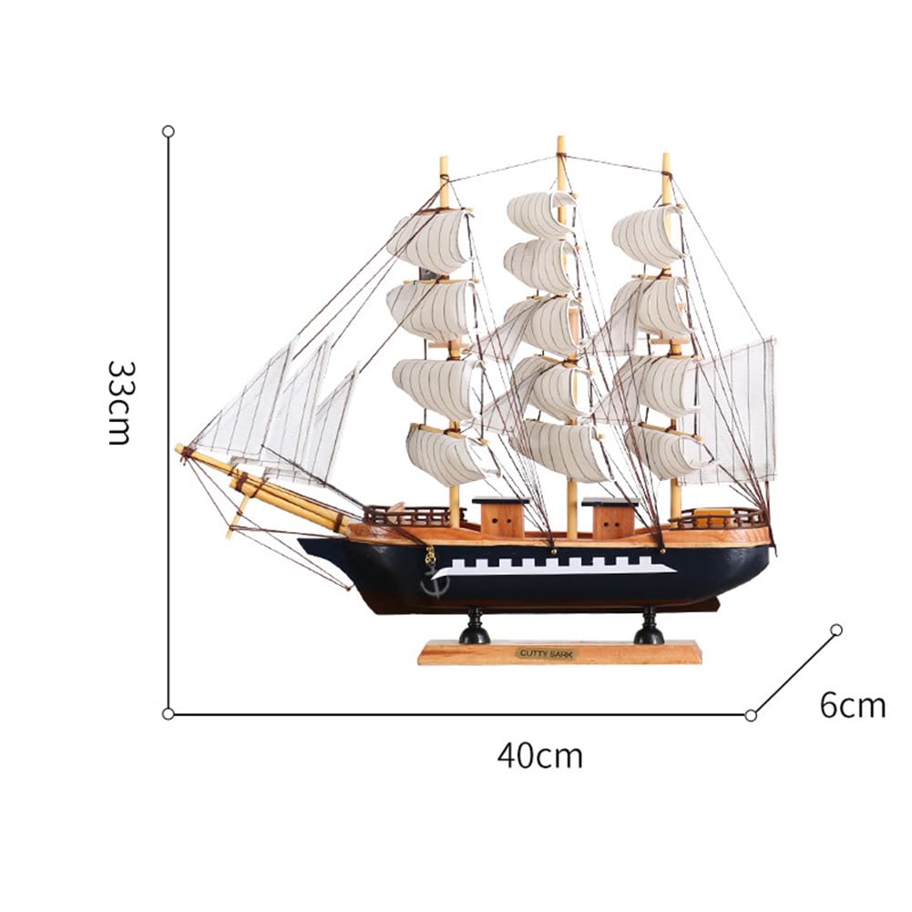 Thaookte Holz Segelboot Modell, Schiff Maritime Deko Mit Leichter Schnur, Segelschiff Deko, Segelschiff Deko Maritim Segelboot Deko Für Weihnachten Wohnzimmer Büro Schreibtisch Deko Geschenke
