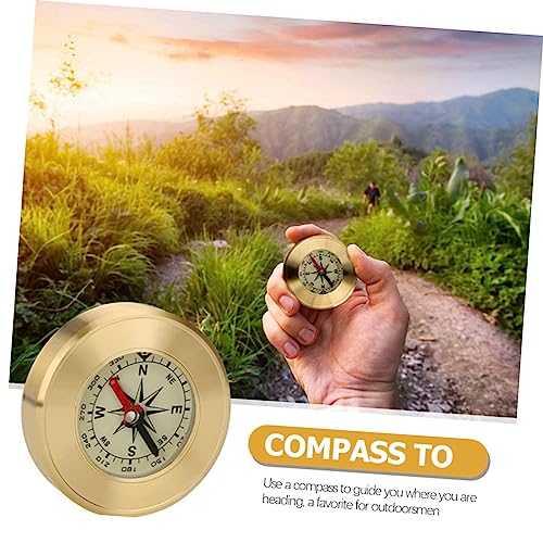 Boussole laiton etanche Toddmomy - Solution de navigation portable sans batterie pour rando