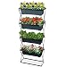 Produktbild Spetebo Blumenkastenhalter inkl. 4 Kästen - Pflanzkasten Halterung für Balkon und Garten - Blumenkasten Ständer