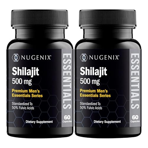 Nugenix Essentials Shilajit Capsules Supplement - 500mg
