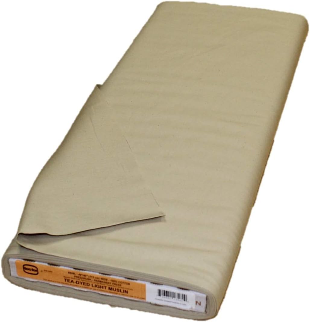 Roc-lon 421 44/45" Osnaburg Permanent Press Natural 25 Yards per Bolt