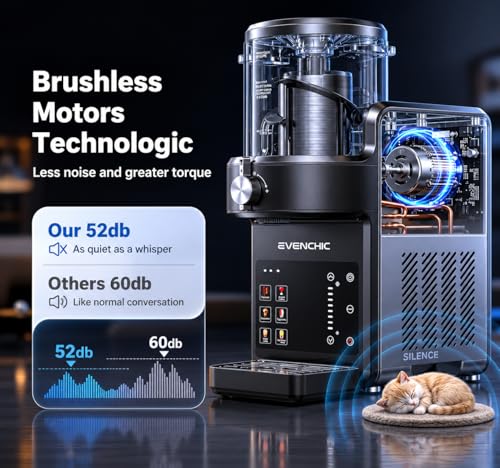 Image of Slushie Machine, Frozen Drink & Soft Serve Ice Cream Maker | No Ice Needed, Rapid Chill & Temperature Control, Makes Milk Shakes, Margaritas & Frappe