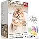 WOOWOOD Katzennetz für Balkon (Ohne Bohren)- mit Klebehaken & Silikonkleber - Katzennetz Drahtverstärkt - Katzenschutznetz Wetterfest - Katzennetz Fenster Katzengitter - Katzennetz Balkon (4X3m)