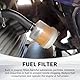 15 Pcs Benzinfilter Kit, Benzinschlauch Benzinfilter Motorrad Kraftstofffilter Beinhaltet 1 Ventil 2m Benzinschlauch 8 Schlauchschellen 4 Filter, Inline-Kraftstofffilter Kit für Auto Motorrad
