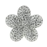  Anillo flor XL con circonitas Plata de Ley - Anillos con circonitas Plata de Ley