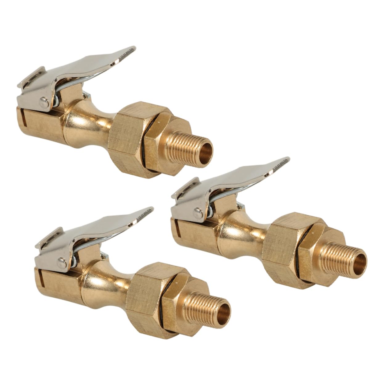 Unomor Air Chuck Locking Chuck Clip for Tire Inflator Quick Connect Car Tire Inflator Lock Inflate Locking Air Compressor Quick Connect