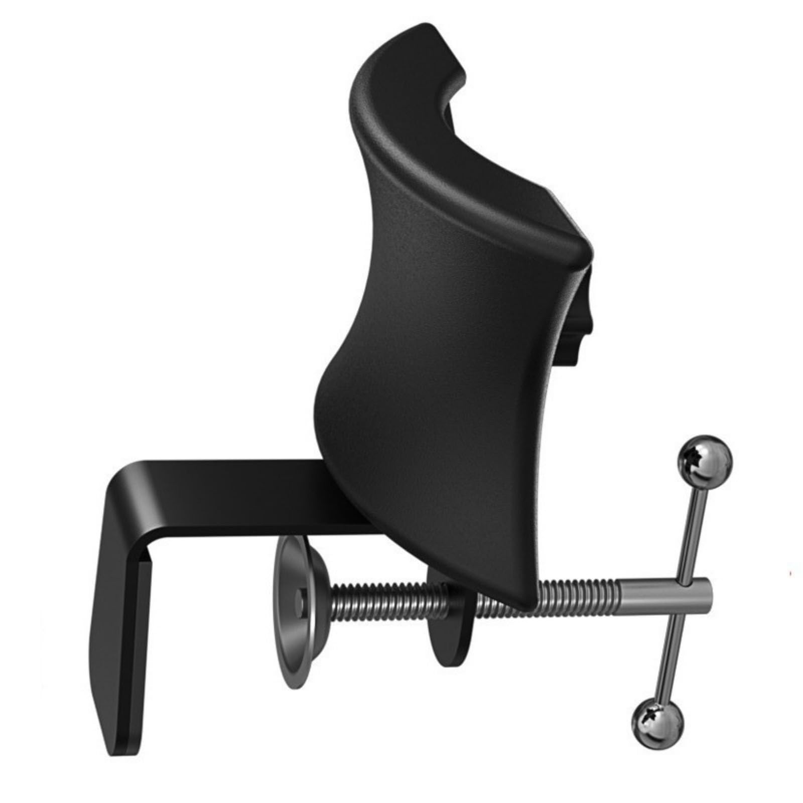 Aluminum alloy headset holder hooks under desk, headphone hanger for organizing headphones and accessories