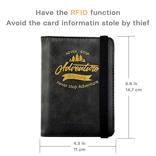 Passport-HolderMenesia-Leather-RFID-Blocking-Wallet-for-PassportTravel-case-coverCard-holder