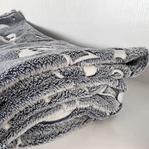 Coperta in pile di flanella morbida con motivo a