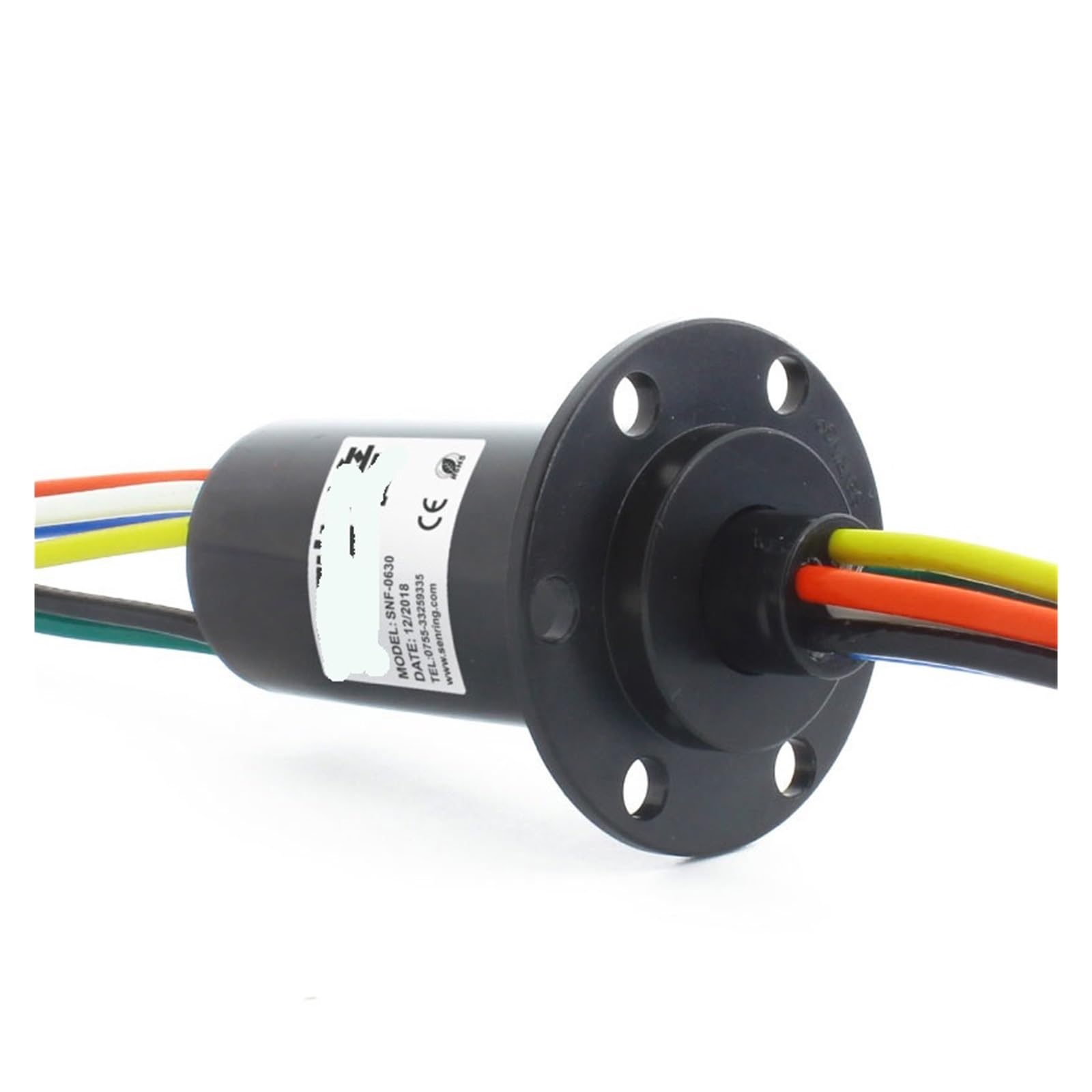 1 Pcs 6 Channel Compact Slip Ring 30A Mini Slip Ring 6 Wire Rotary Joint Conductive Capsule Slip Ring Connector Outer Diameter 30mm