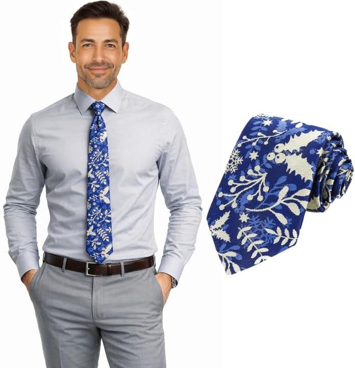 Holiday Christmas Ties for Men - Cool Mens Neckties - Holiday Stocking Stuffers for Men