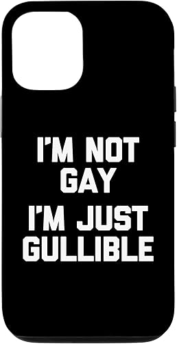 Miniatura 4 de iPhone 14 Pro Max I'm Not Gay (I'm Just Gullible) Funny Bi LGBTQ+ Gay Bisexual Case