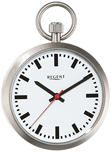 Preisvergleich Produktbild Regent Taschenuhr Regent Quartz Edelstahl 11280027