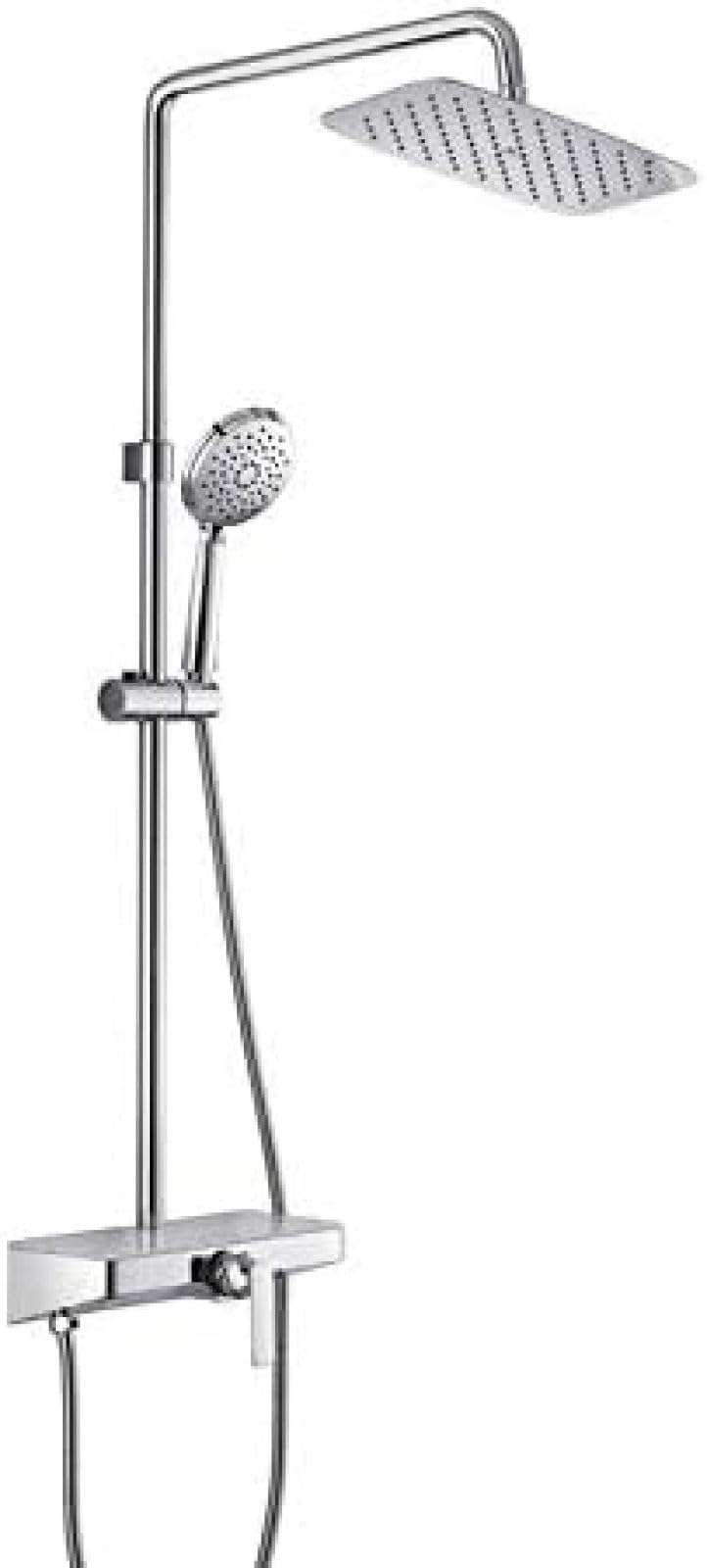 NZPOST Rome Brass Shower Faucet Wall Mount Handle Spray Bathroom Shower Set Tub Faucet Mixer Tap Fall Sho