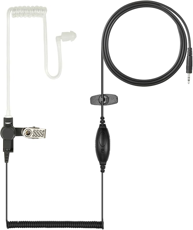 DEWALT DXFRSSV01 Covert Headset, FRS Radio Accessory, 2.5mm Jack, PTT and VOX, for DXFRS300 and DXFRS800, DXFRSSV1