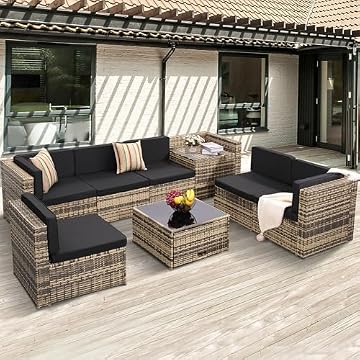 rattan outdoor furniture vintage