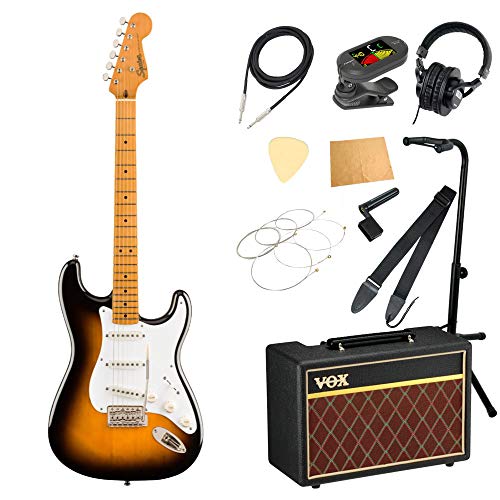 �X�N���C���[/�X�N���C�A Squier Classic Vibe '50s Stratocaster MN 2TS �G���L�M�^�[ VOX�A���v�t�� ����11�_ ���S�҃Z�b�g