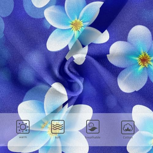 Cotton Girls Underwear Toddler White Light Blue Flowers Girl Panties Cute Designer Briefs Girls Undies 2t3