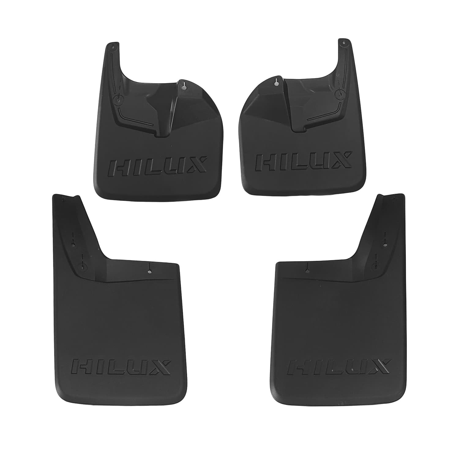 Acpar Compatible Avec Toyota Hilux 8 (AN130) 2015-2025 Jeu De Bavettes Garde -boue Avant Et Arrière De Voiture 4 Pcs Noir