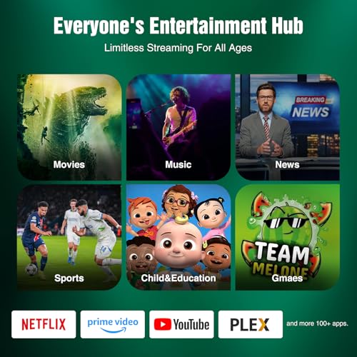 Image of TMY 4K Projector with WiFi Bluetooth, Compatible with Netflix /Prime Video /YouTube, Outdoor Portable Home Theater Movie Projector, Smart Projector for Indoor Outdoor Movies, Gaming and Camping (Green)