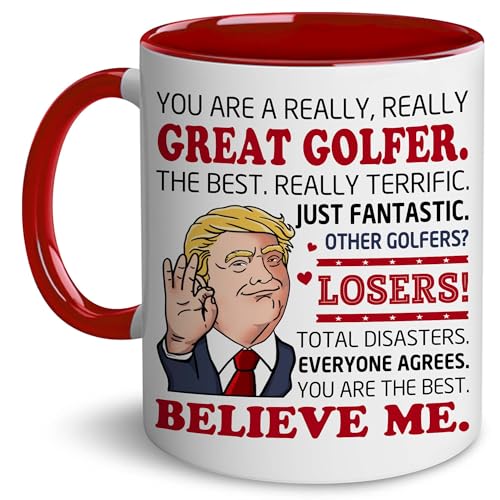 BECHUSKY Golf Lover Coffee Mug