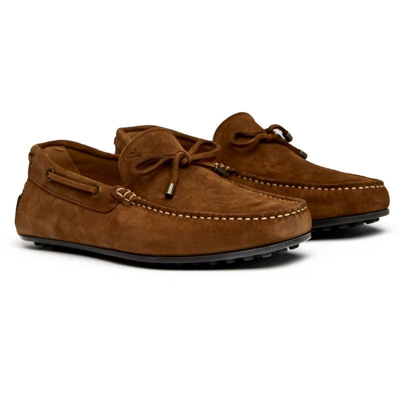 London Men's Classic Shoes, Brown Dark Brown, 92