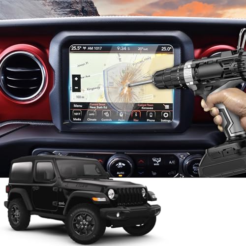 Pellicola Protettiva Vetro Temperato Per Jeep Uconnect 8.4'' - Anti Graffio E Touch Perfetto