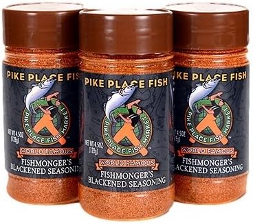 Pike Place Fishmonger's Blackened Seasoning, 4.5000-Ounce (Pack of 3)