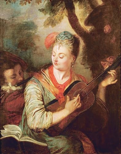 Cuadro el guitarrista de Mercier lienzo de 60x90cm para salón