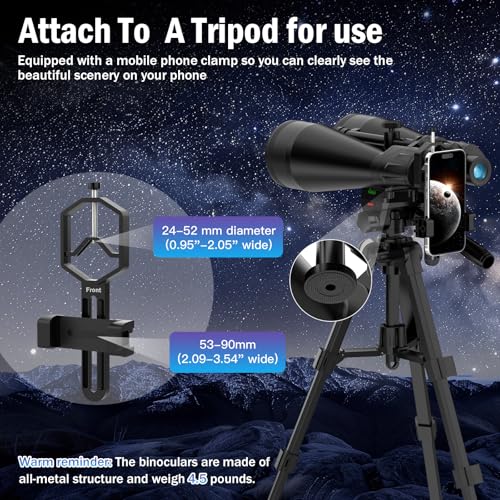 Binoculars for Stargazing 20x80