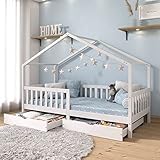 Ses 2 tiroirs sont très pratique pour y ranger du linge de maison ou bien les jouets de votre enfant