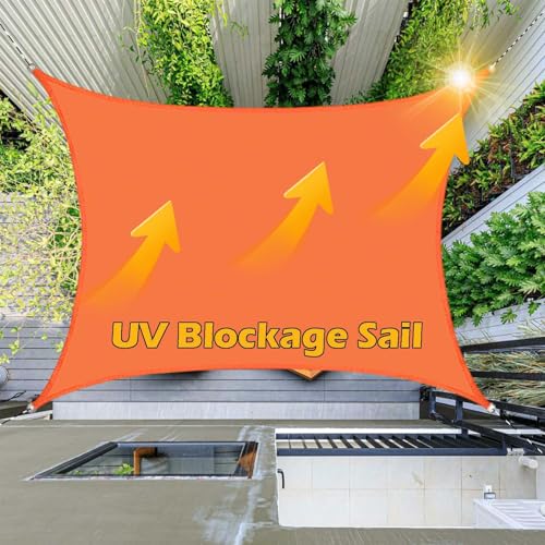 Voile d'ombrage imperméable 3x4 toile tendue balcon camping