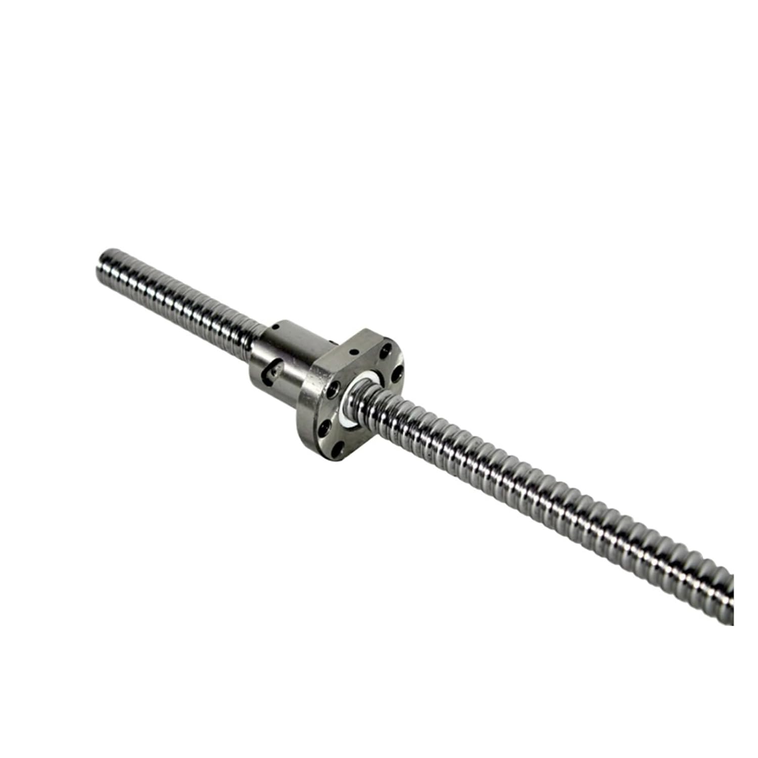 Linear Motion Ball Screw Machine Parts SFU1605 Ball Screw Without End Machining RM1605 150-950mm Rolled Ballscrew C7 with 1605 Flange Single Nut CNC Part(650mm)