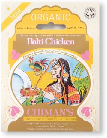 Chimans Balti Chicken Authentic Indian Spice Blend 1x21g