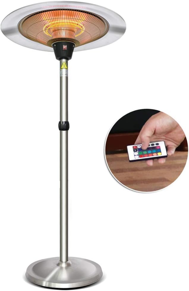 Riscaldatore per patio con riscaldamento regolabile