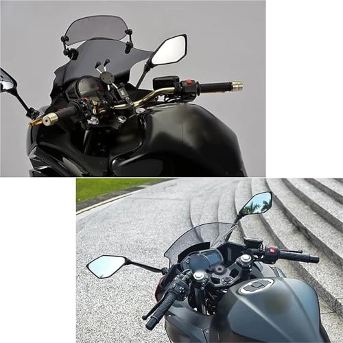 Espejo retrovisor de motocicleta compatible con carenado de Ninja ZX6R EX300 250R 5