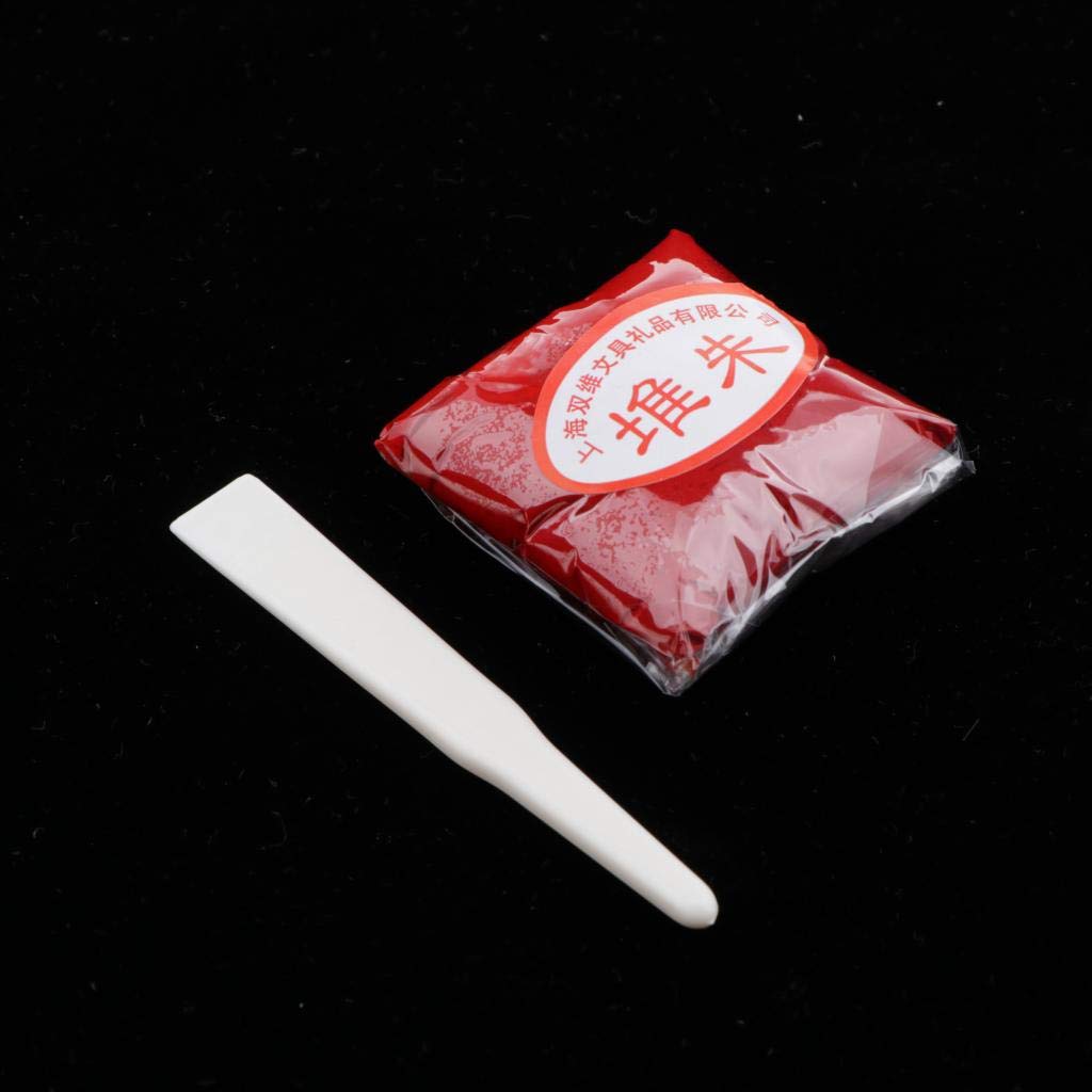 Juego de 10 pasta de tinta roja de 30 g para sello de sello de tinta de caligrafía herramienta de pintura