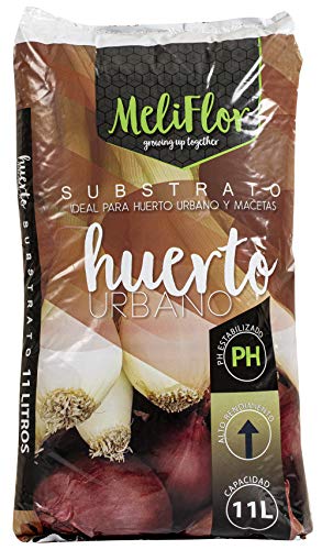 Sustrato Meliflor Huerto Urbano 11L, PH Estabilizado (Hortícolas, Plantas Ornamentales)