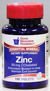 GNP Essential Mineral Zinc 50mg 100 Tablets Dietary Supplement