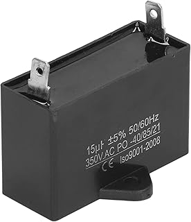 Ceiling Fan Motor Capacitor Capacitor For Dehumidifier Motor Starting Capacitor Ac Motor Capacitor,350VAC Small Gasoline Generator Capacitor 15uf ABS 50/60Hz for Air Pump