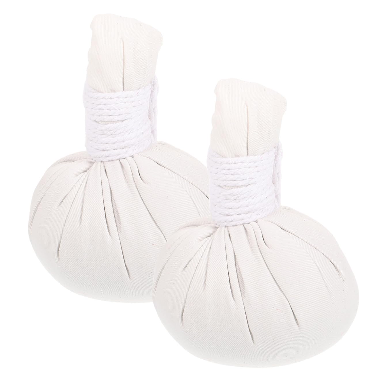 2 Bolas Chinas de Masaje Herbal para Spa y Hogar, Compresas Calientes de Algodón para Aliviar Fatiga y Relajación Muscular Estilo Aleatorio